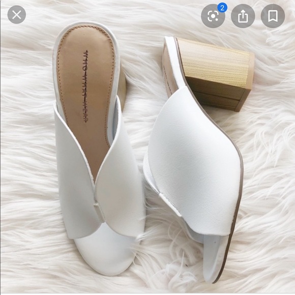 Who What Wear Shoes - Who what wear Mule wooden sandals